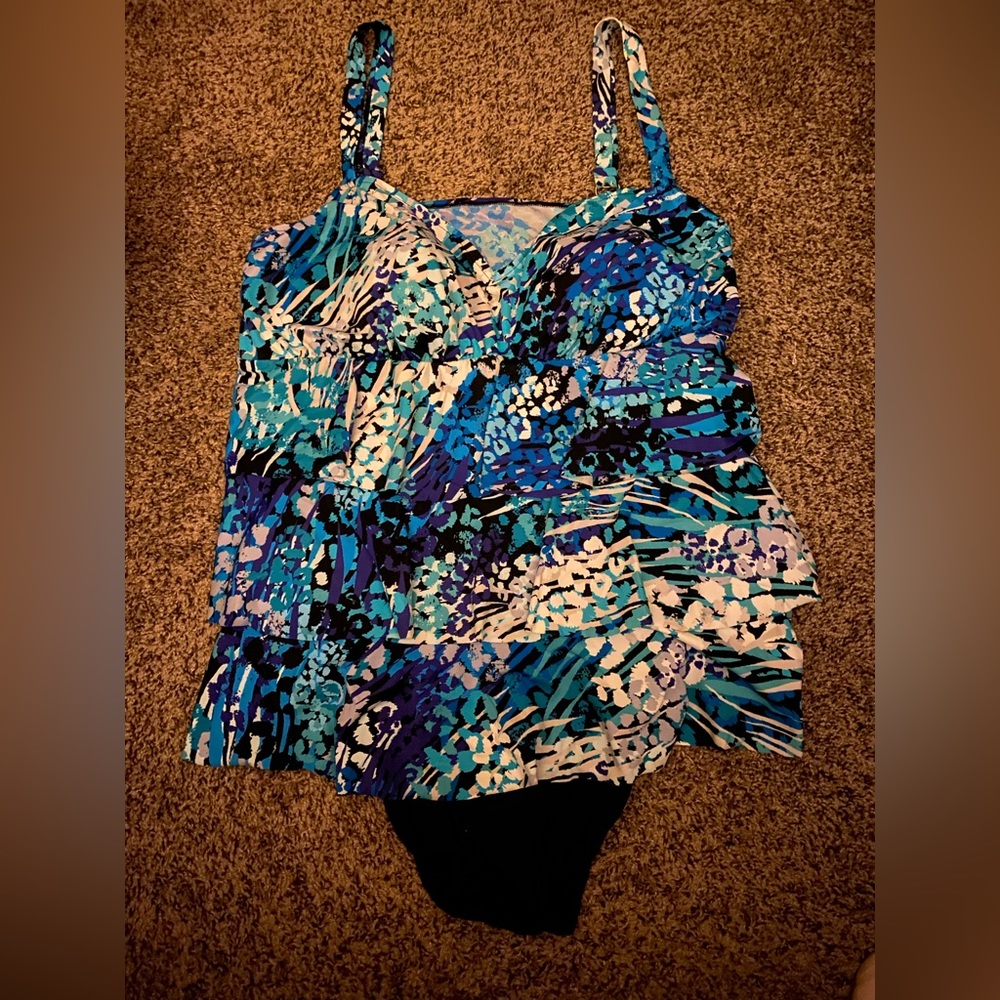 St. John’s bay size 22 one piece bathing suit